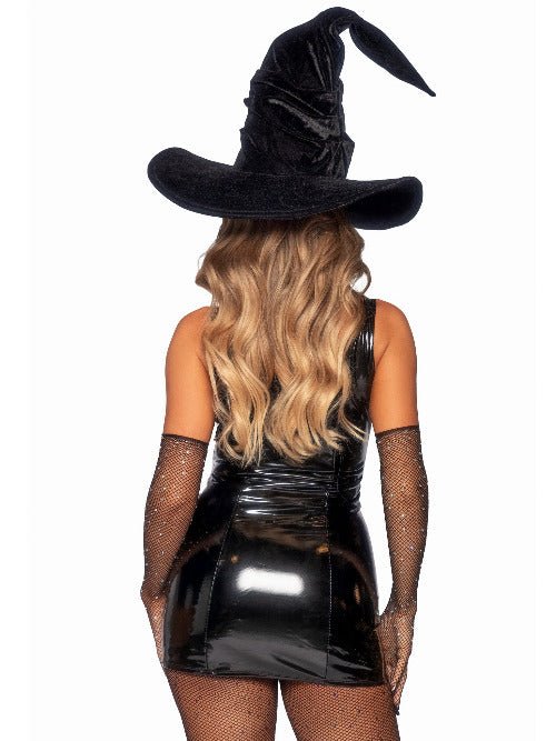 Velvet Ruched witch Hat - worldclasscostumes