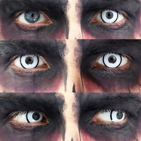 Zombie II - White Colored Contact Lenses - worldclasscostumes